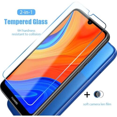 2in1 Protective Film Glass For Huawei Mate 20 Lite Mate 30 Lite Mate 10 Lite Camera Lens Film Glass For P Smart Z P Smart Pro