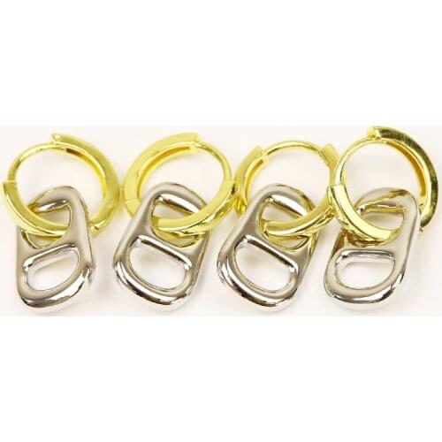 10 Pairs Can rings style earrings Black Zircon earrings Fashion Jewelry dangle earrings women earrings 51838