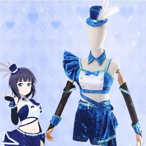 Anime Love Live Nijigasaki High School Idol Club Asaka Karin Uniform Dress Cosplay Costume Women Halloween Free Shipping 2021New