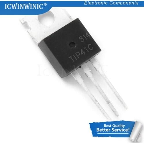 10piece TIP41C TIP41 6A / 100V MOSFET transistor Darlington bipolar transistor original Product In Stock