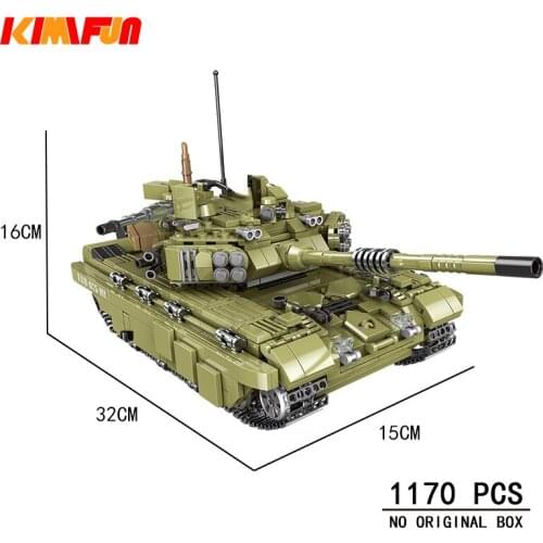 1000pcs Military Tank Model Building Blocks Army Soldier Weapon Bricks Children Toys Simulated War Machine Compatible Blocks