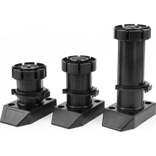 4pcs Furniture Legs ABS Plastic Heavy Thickening Adjustable Feet for Sofa Cabinet Feet Furniture Support feet