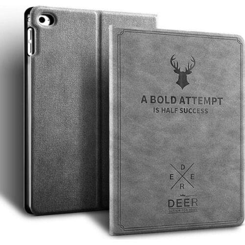 Deer Pattern PU Leather Case for Apple iPad Air 1 2 9.7 inch Magnetic Stand PU Leather Cover For Apple iPad 5 6 Case