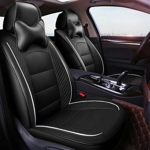 Custom car seat cover 2 pc front seat for Mercedes Benz A B C-Class Sedan CLA CLK CLS car accessories auto product Seat caustion