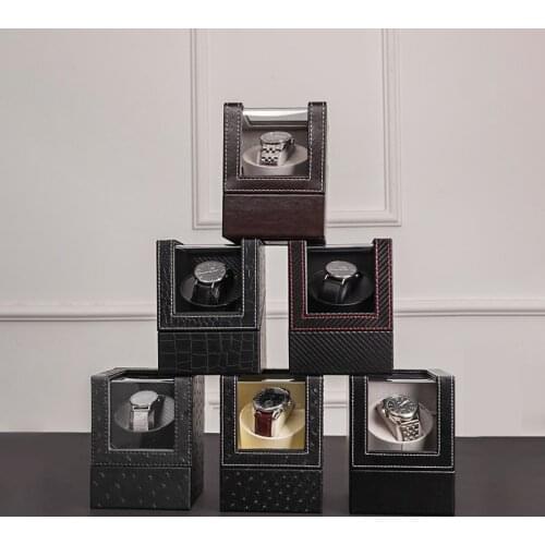 Wooden Single Automatic Watch Winder Box Uhrenbeweger Clock Watchwinder Winding Rotator Remontoire Montre Battery