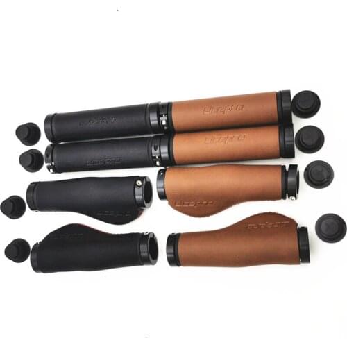 Mountain Bicycle Litepro PU Leather Handle Cover Handlebar Grips Folding Bike Parts