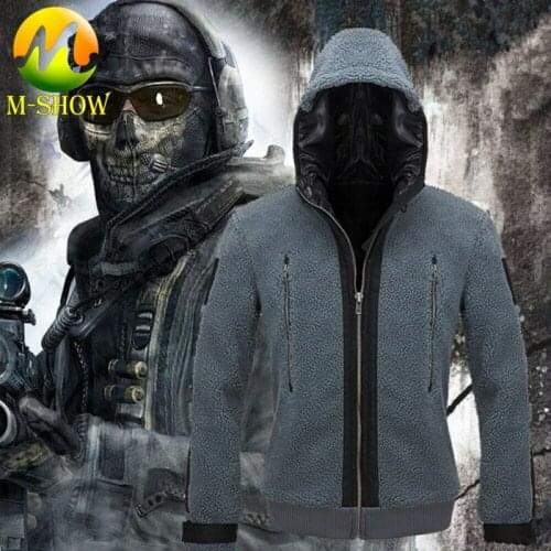 Cosplay Game Costume Ghost Battle Suit Hoodies Team Uniform Comfortable Simplicity Breathable