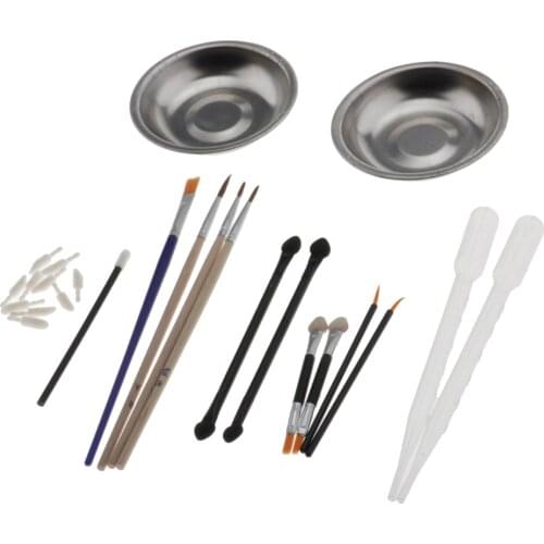 Toy Model Crafts Coloring Sets Model Painting Kit Model Hand Tools Accessories