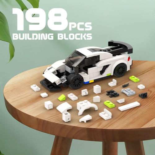 MOC Sport Car Bricks Model Convertible Building Blocks High-Tech Racing Creativity Education Splicing Childrens Hobby Toys Gift