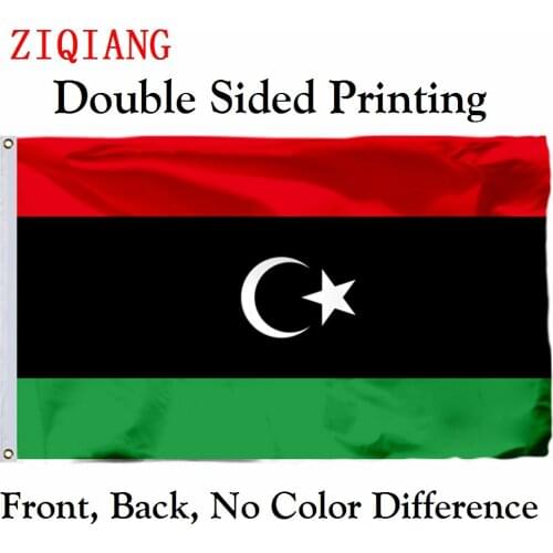Libya 2011 Flag 3x5ft Polyester Flying Size 90x150cm Custom High Quality Double Sided Printing Banner