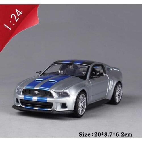 1:24 proportion alloy die-casting vehicle metal Mustang GT muscle sports car model adult child boys toys gift collectio display