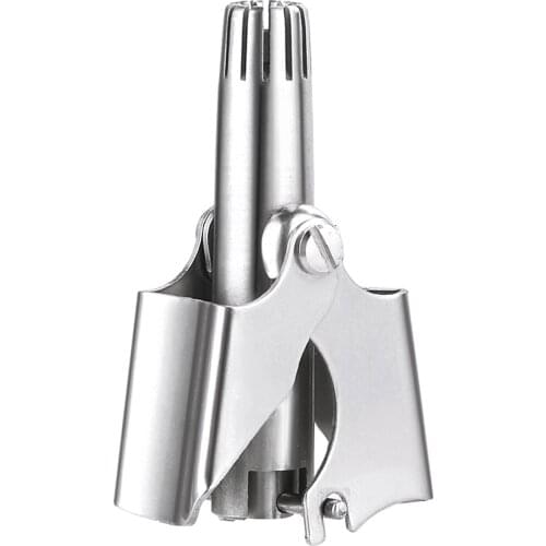 Nose Trimmer For Men Stainless Steel Manual Trimmer For Nose Vibrissa Razor Shaver Waterproof Simple Lightweight Practical