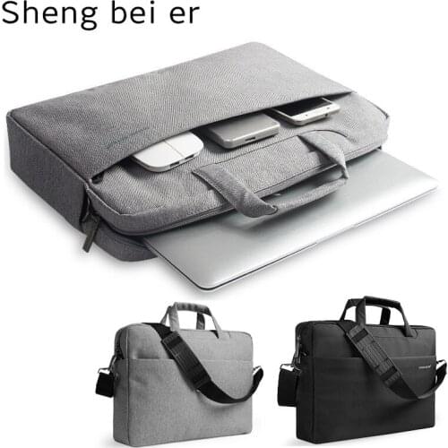 2020 Newest Brand Sheng ber er Nylon Messenger Bag For Laptop 15",15.6",17",17.3",Notebook Handbag Case, Free Drop Shipping