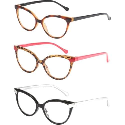 Blue Light Blocking Eyeglasses Cat Eye Computer Reading Glasses UV Protection