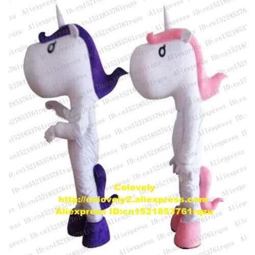 Single Angle Horse DOO JOYUNICORN UNIMON Ainkhuern Unicorn Mascot Costume Adult Character Ribbon-cutting Street Mall zz6982