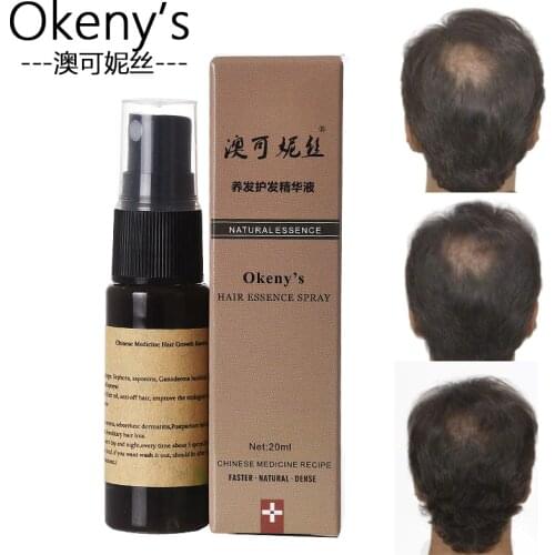 Okenys 20ml Fast Hair Growth Products for Women Anti Gray Hair Natural Hair Care for Alopecia shampoo Natural Hair Care