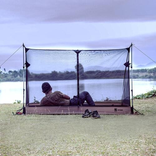 OneTigris Outdoor Mesh Inner Tent 1 person Camping Shelter With Waterproofed Tent Bathtub Floor For Hiking Survivalists Hunting