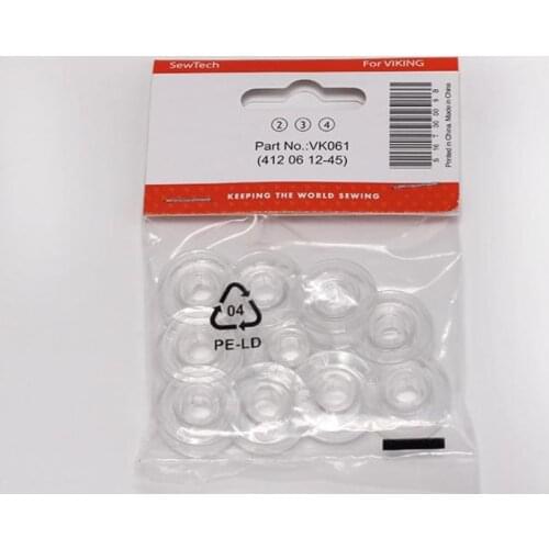 Plastic Bobbin 10PCS Husqvarna Viking#4114401 Compatible withHusqvarna Viking Sewing Machine #4120612-45