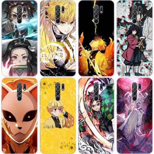 Anime Kimetsu no Yaiba Silicone Case for Xiaomi Redmi Note 9 Pro Max 9S 8T 8 8A 9 9A T 9C K30 Ultra K30i 10X Pro 5G Soft Cover