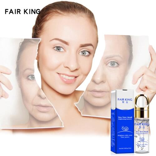 FAIR KING Snail Essence Hyaluronic Acid Serum Moisturizing Whitening Lifting Firming Essence Anti-Aging famale Face Skin Care