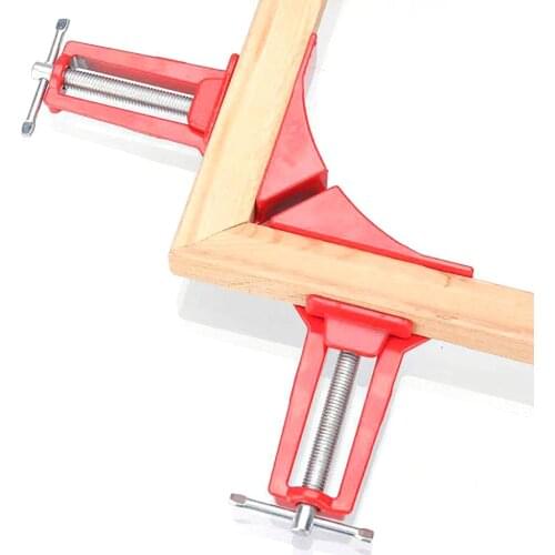 ZJCOSTOL Reinforced 90 Degree Right Angle Clamp Corner Clamps For Aquarium Fishtank Glass Wood Picture Holder Woodworking Tool