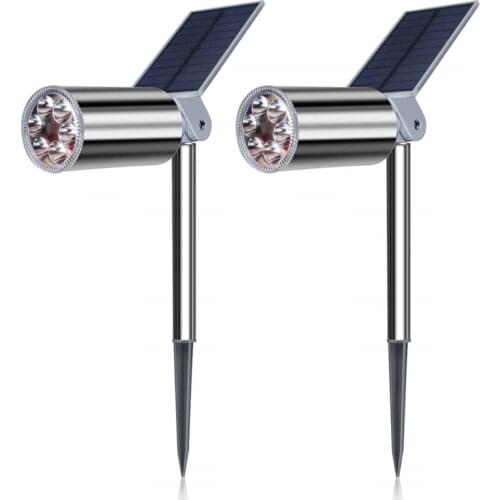 Solar Garden Light Adjustable Outdoor Solar Spotlight IP65 Solar Lamp Landscape Spike Pathway Yard Lawn Light 1pcs/2pcs