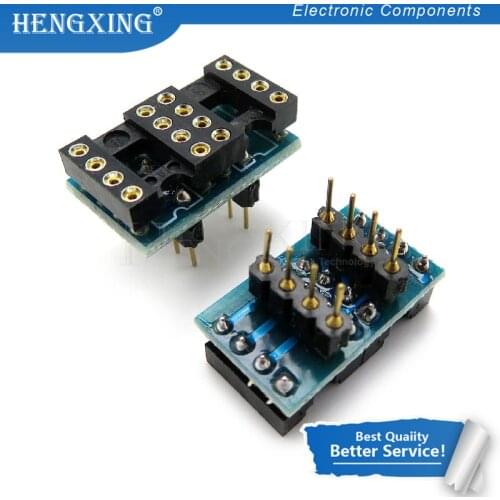 1pcs/lot Gilded seat single op amp IC DIP switch seat dual op amp suitable for OPA627 AD797 OPA604 In Stock