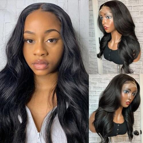 13x4 Lace Front Human Hair Wigs Body Wave Lace Front wig Brazilian Remy Lace Closure Wig For Women Pre Plucked T Part Lace Wig
