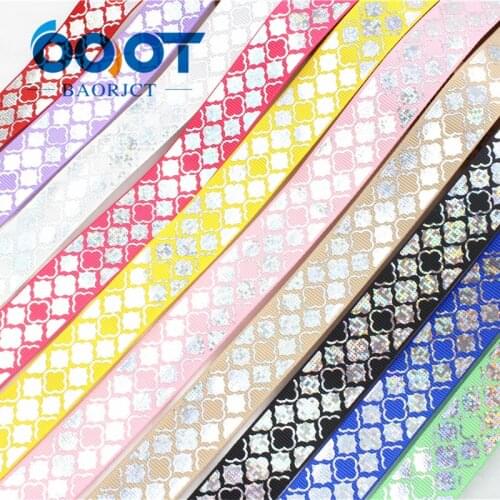 16130252,22MM 10 Color Can Choose Pattern Hot Silver Printed Grosgrain Ribbon,DIY HandmadeHair Accessories Material Wedding