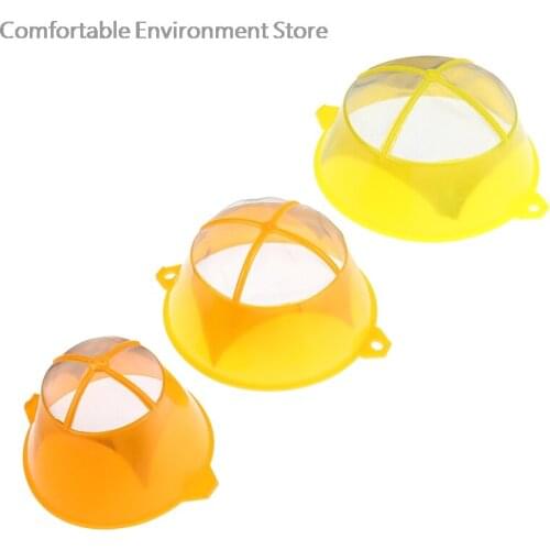 3pcs Reusable Fine Paint Strainers Sieve Filter Cover Steel Mesh Net Plastic