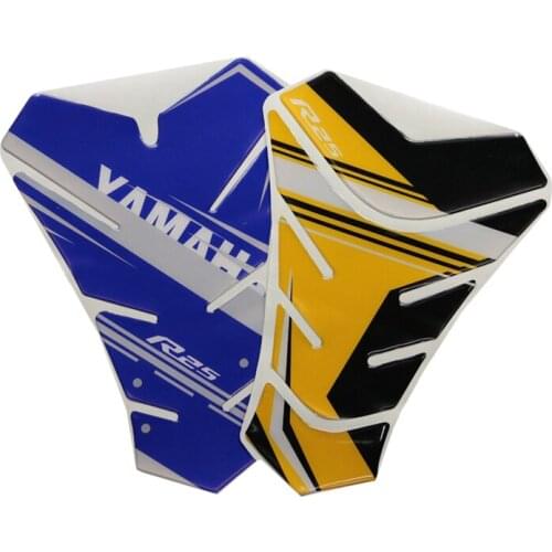 For YAMAHA YZFR25 R25 sticker Motorcycle fuel tank pad protection sticker decal fairing kit knee fuel 2021