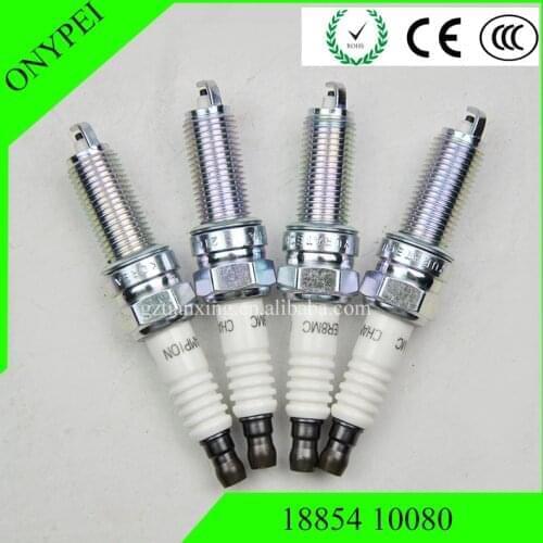 4pcs/lot 18854-10080 RE8MC Spark Plug For Hyundai Elantra Touring 09-14 Kia Rondo 1885410080 18854 10080