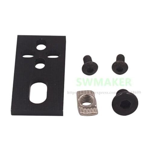 1set openbuilds parts CNC aluminum Micro Limit Switch Kit with Mounting Plate 3D printer