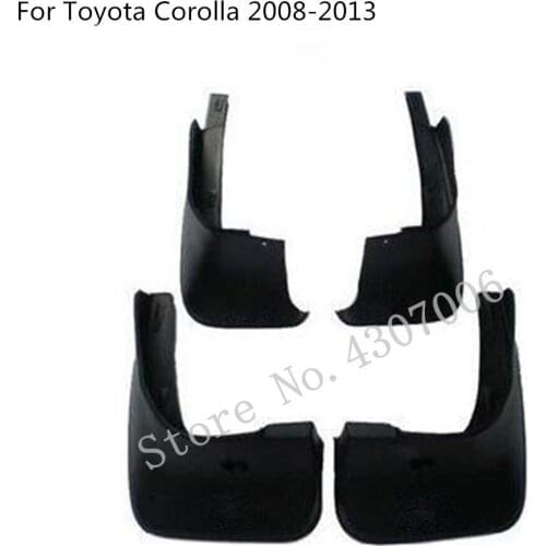 Car plastic fender soft mudguard auto detector flap splash mud guard For Toyota Corolla Altis 2008 2009 2010 2011 2012 2013