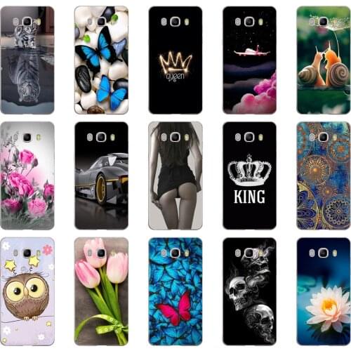 Phone Case For Samsung Galaxy J5 2016 J510F Soft Silicone TPU Cartoon Protector Cover Cases For Samsung J5 2016 J510 Bumper 1