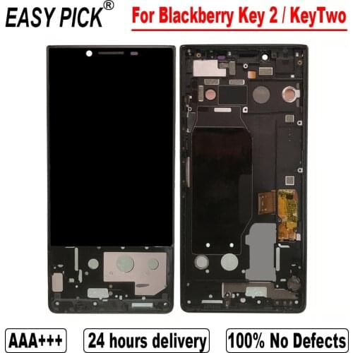 For Blackberry Key 2 / KeyTwo BBF100-2 BBF100-6 -1 -4 -8 -9 LCD Display Touch Screen Digitizer Assembly For Blackberry Key2 LCD