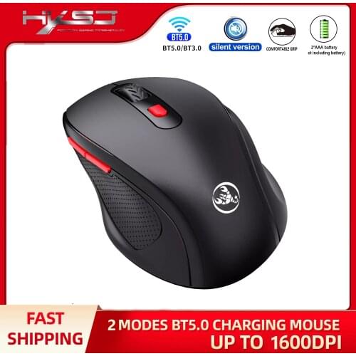 Wireless mouse wireless bluetooth 5.0/3.0 mouse computer mute USB mouse ergonomic laptop mouse bluetooth mouse