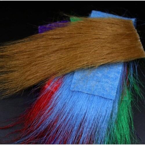 Longest Haired Artificial Fur Fluffy Synthetics Fibers Fly hook Material material binding Tying Hair Supply Fishing Accessories