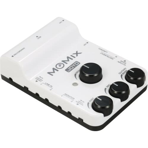 JOYO MOMIX USB Audio Interface Mixer Portable Audio Mixer Professional Sound Mixer for PC Smartphone Equipment Music Instruments