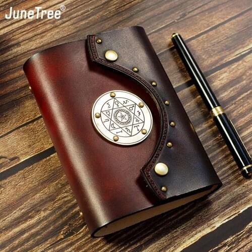 A7 A6 Genuine leather notebook travelers journal agenda handmade planner notebooks vintage diary Magician book