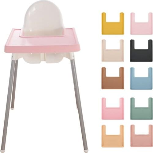 Customized Baby High Chair Place Mat BPA Free Childrens Tableware Table Mat Feeding Dishes Plates Pad Baby Stuff