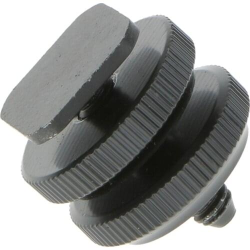 Mini Pro 1/4" Mount Adapter for Tripod Screw to Flash Hotshoe