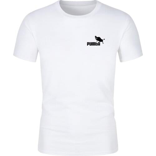 2020 mens Pumba print T-shirt new camouflage short-sleeved T-shirt T-shirt