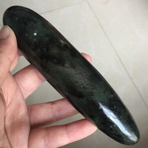 Natural Labradorite Crystal Healing Massage Wands Stone Massage stick