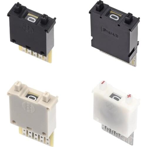 Uxcell 10/20Pcs DIP Switch BCD Code Thumb wheel Switch KM2 0-9 Digital Black/Cream Color/White 30x18x8/40x24x10 mm