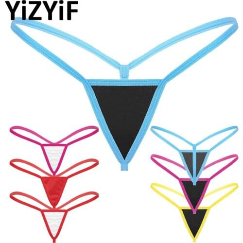 Sexy Super Mini Micro Thongs Bikini Bottom G-strings Low Rise Women Panties Erotic Lingerie Underwear