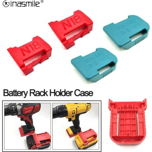 Battery Storage Rack For Makita&Bosch Fixing Devices Battery Mounts Storage Stand for Dewalt Holder Case for Miwaukee Bracket