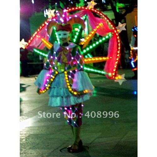 LED luminous dress for performance/Carnival dress/Light-up costumes/Amusement park series 04