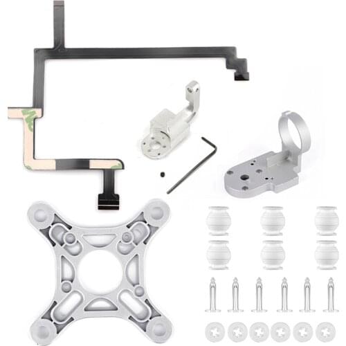 Repair Parts for DJI Phantom 3 Standard Drone Yaw Roll Arm Bracket Flat Ribbon Cable Flex Gimbal Mount Holder Gimbal Accessory