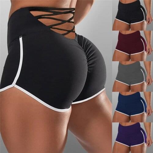 Womens High Waist Shorts Fitness Shorts Femal Sexy Slim Fit Casual Sport Shorts Fitness Breathable Jogger Running Leggings